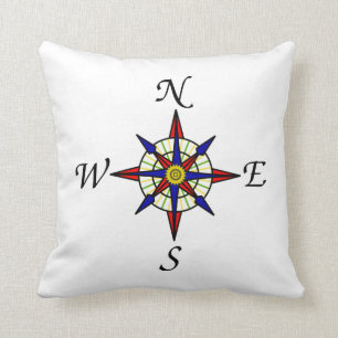 Nautical Compass Cushion