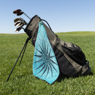Nautical Compass Golf Towel