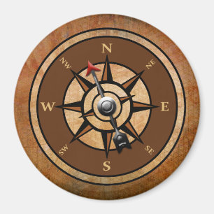 Nautical Compass Magnet