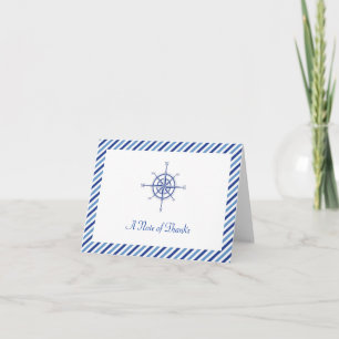 Nautical Compass Thank You Card