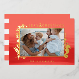 Nautical Coral Seas & Greetings Ocean Photo Frame