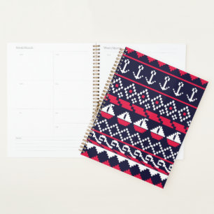Nautical Cross stitch Planner