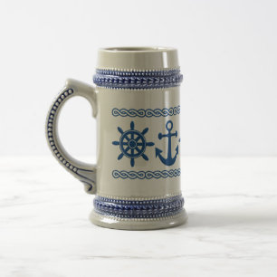 Nautical custom mug - choose style & colour