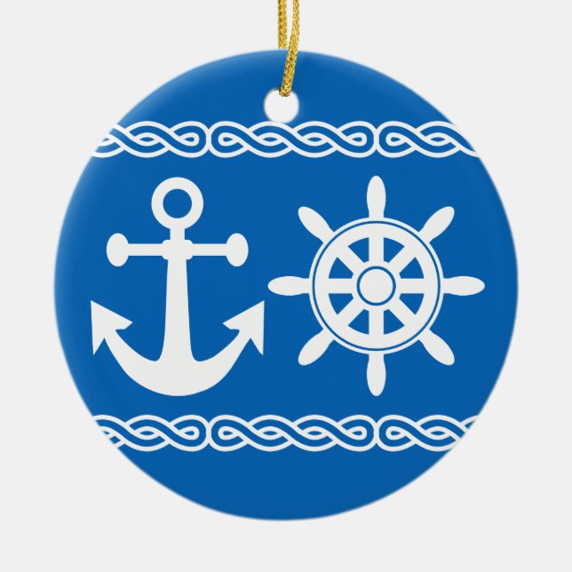 Nautical custom ornament (Front)