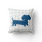 Nautical Dachshund Pillow