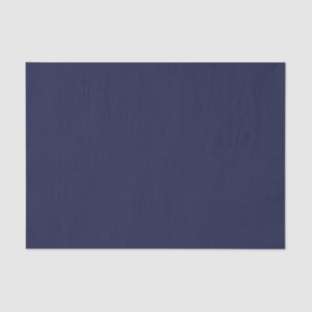 Nautical Dark Lighthouse Blue Tissue Paper (Front)