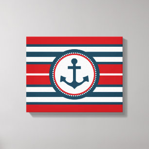Nautical design canvas print