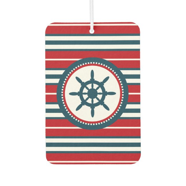 Nautical design car air freshener (Front)
