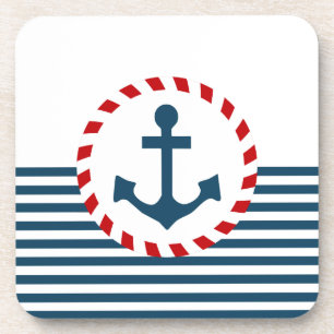 Nautical design coaster