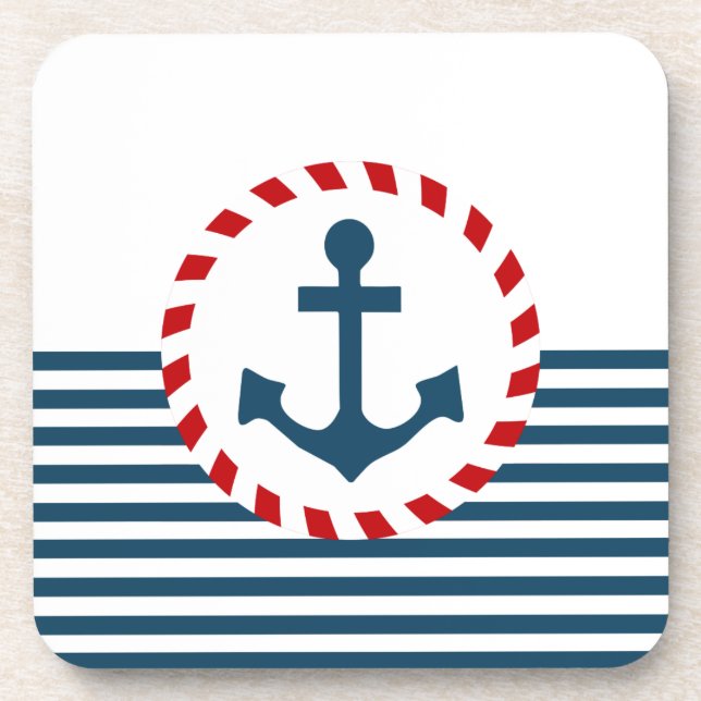 Nautical design coaster (Front)