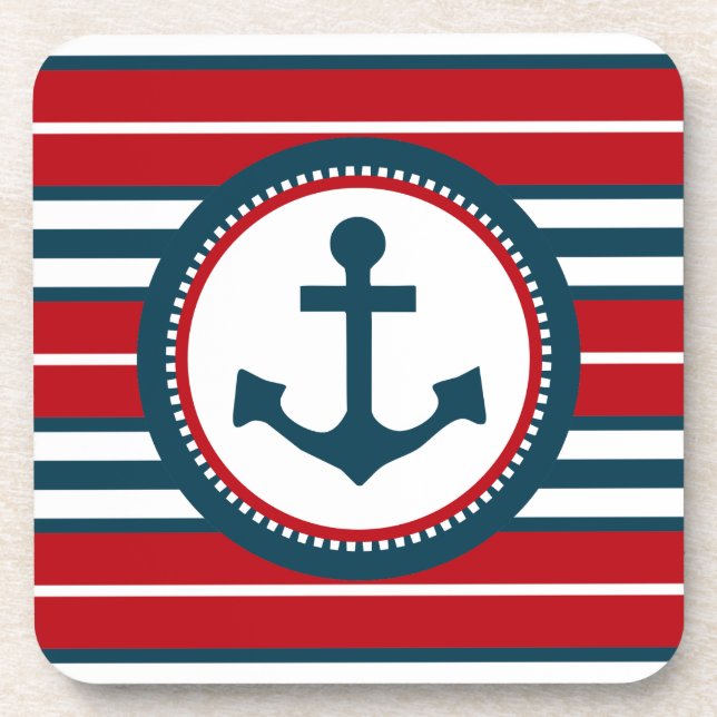 Nautical design coaster (Front)