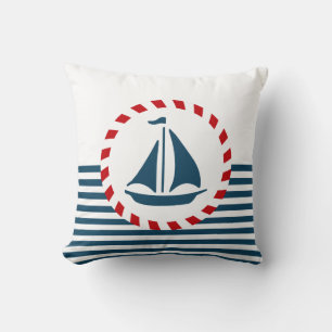 Nautical design cushion