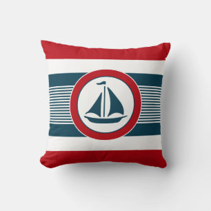 Nautical design cushion