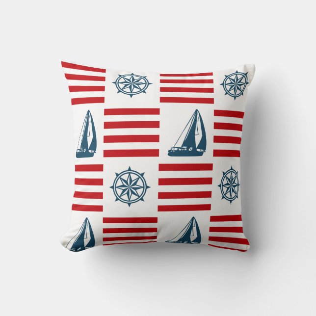 Nautical design cushion (Front)