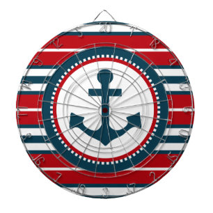 Nautical design dartboard