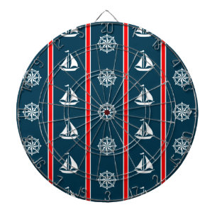 Nautical design dartboard