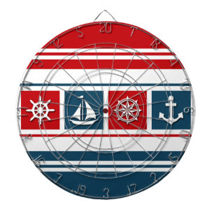 Nautical design dartboard