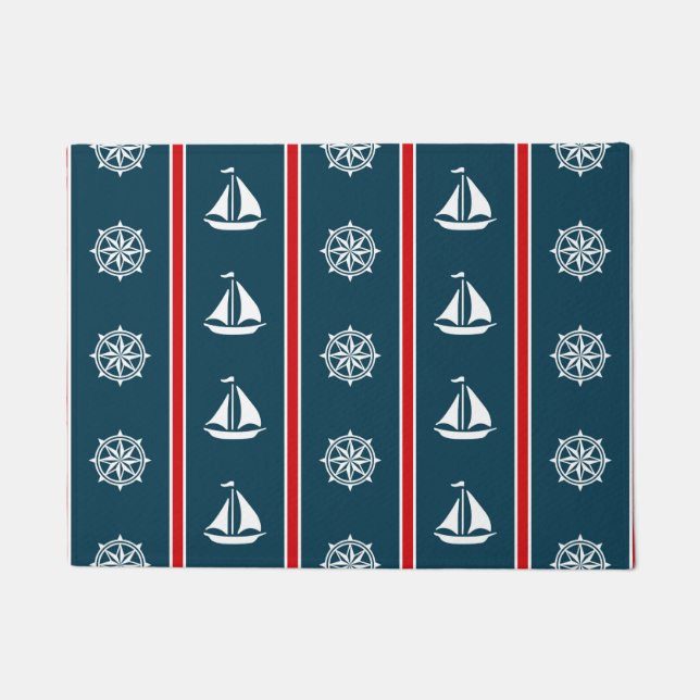 Nautical design doormat (Front)