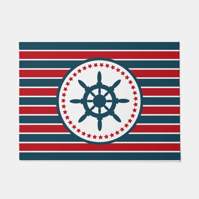 Nautical design doormat (Front)