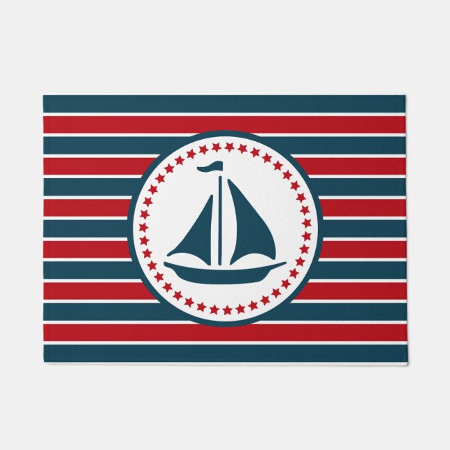 Nautical design doormat (Front)