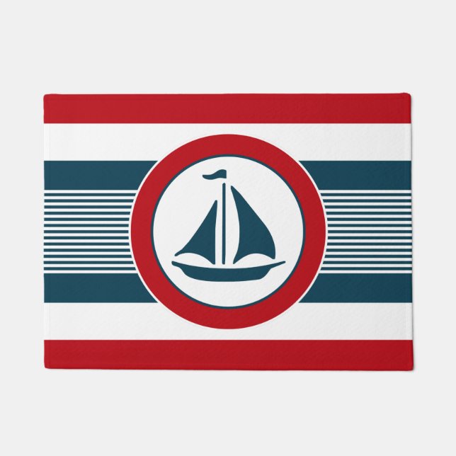 Nautical design doormat (Front)