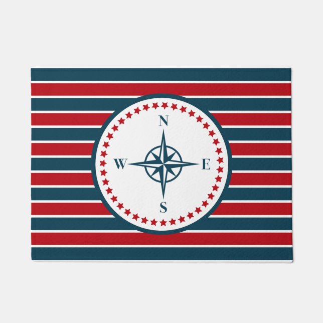 Nautical design doormat (Front)