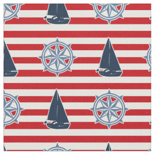 Nautical design fabric