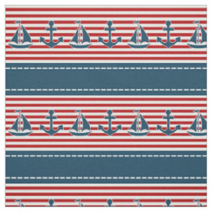 Nautical design fabric