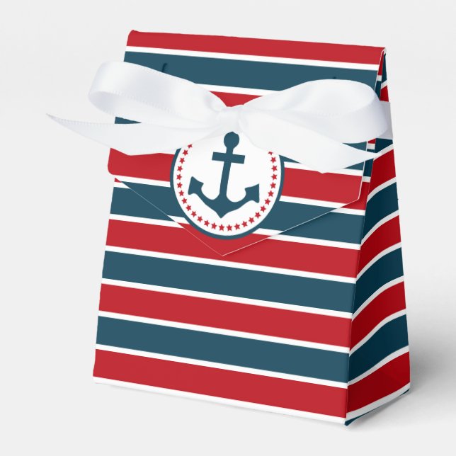 Nautical design favour box (Front Side)