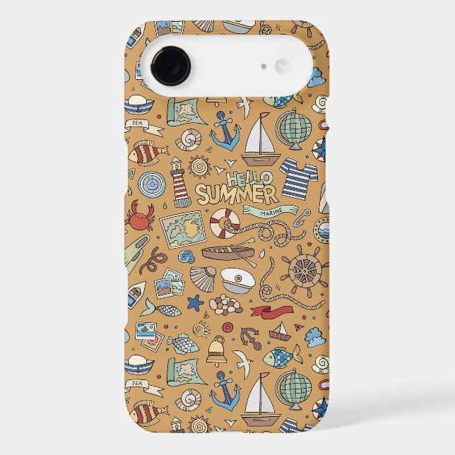 Nautical Design iPhone Case (Back)