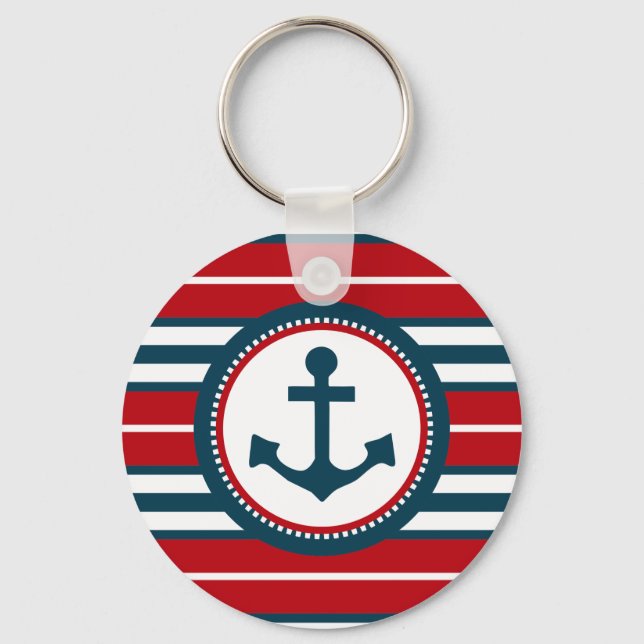 Nautical design key ring (Front)