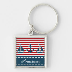 Nautical design key ring