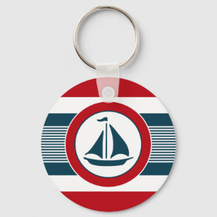 Nautical design key ring