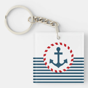 Nautical design key ring