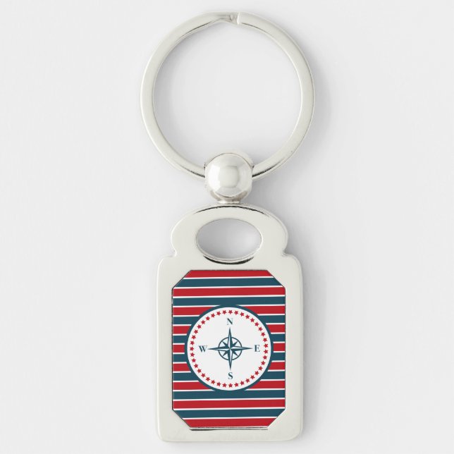 Nautical design key ring (Front)