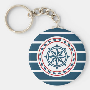 Nautical design key ring