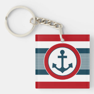 Nautical design key ring