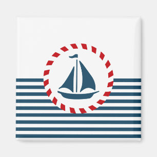 Nautical design magnet