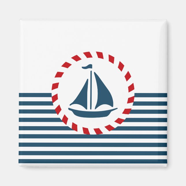 Nautical design magnet (Front)