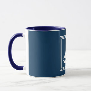 Nautical design mug