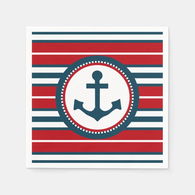 Nautical design napkin (Front)