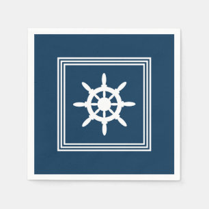 Nautical design napkin