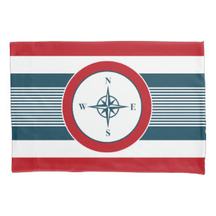Nautical design pillowcase