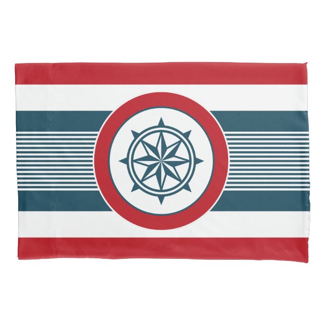 Nautical design pillowcase (Front)