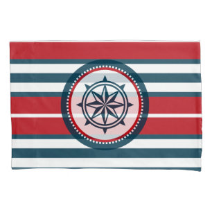 Nautical design pillowcase