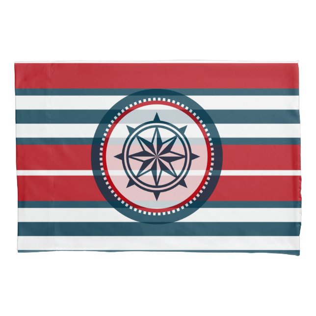 Nautical design pillowcase (Front)