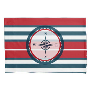 Nautical design pillowcase
