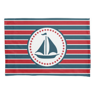 Nautical design pillowcase