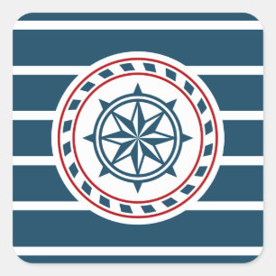 Nautical design sticker