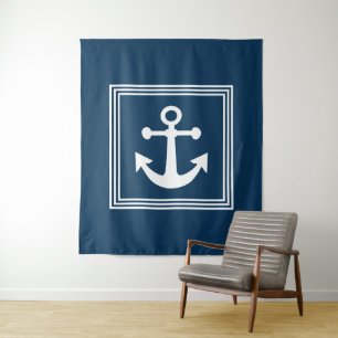 Nautical design tapestry